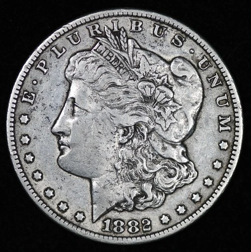 1882-CC Morgan Dollar - VF+/XF