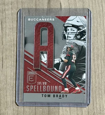 ENDED 2021 Donruss Elite Spellbound Tom Brady #S-A Buccaneers /99