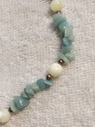 Hand Made Amazonite Mother Of Pearl Necklace - 19" — photo 4
