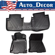 3pcs For 2013-2017 Honda Accord Sedan Tpe Waterproof Liners 3d Molded Floor Mats 3pcs For 2013-2017 Honda Accord Sedan Tpe Waterproof Liners 3d Molded Floor Mats