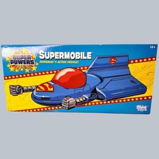 McFarlane Toys Super Powers Supermobile Superman Action Vehicle New NIB Blue