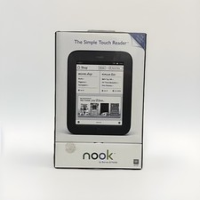Barnes  Noble Nook Simple Touch 2GB, Wi-Fi, 6in eBook Reader - Black