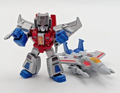 Blokees Transformers Defender 2 Starscream &  Vehicle Mode Special Galaxy Type