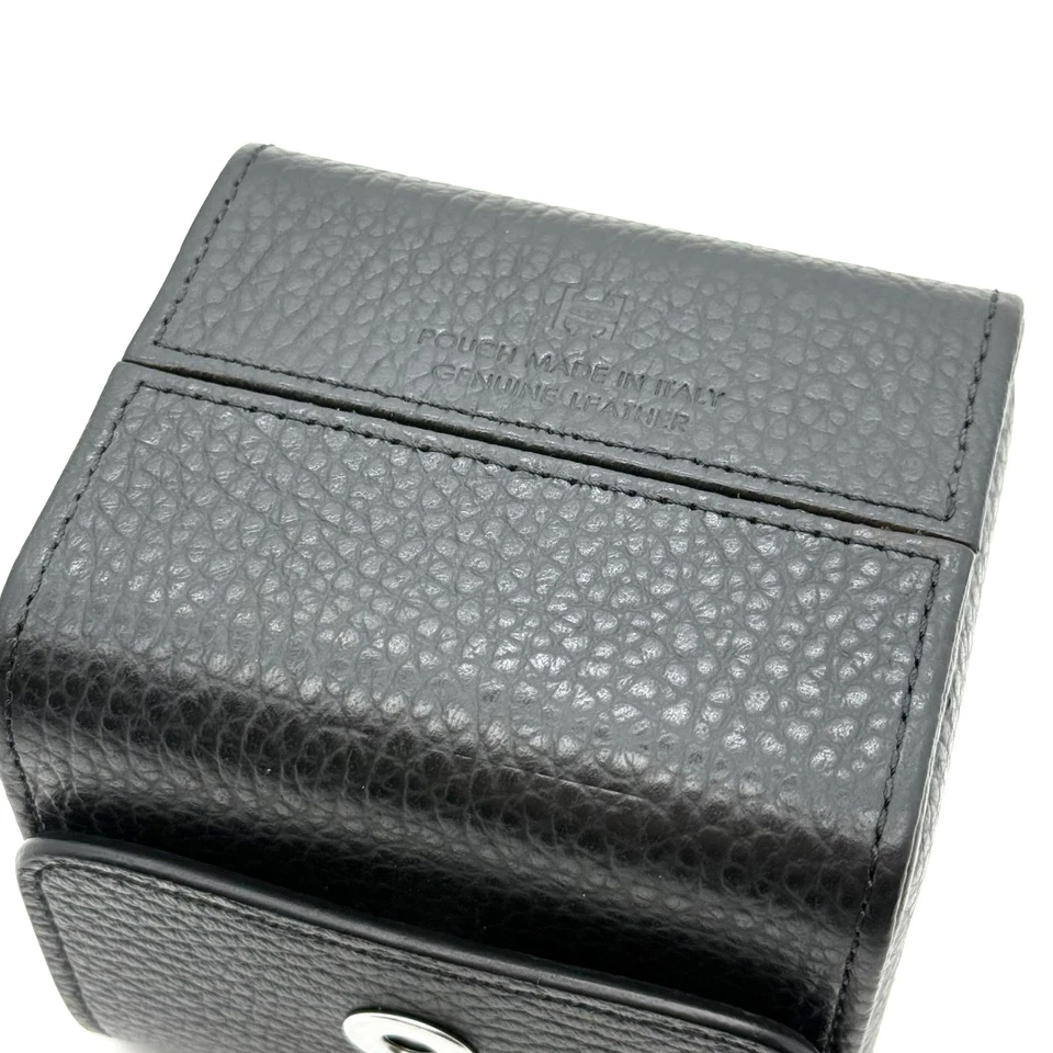 Estuche de reloj de viaje de cuero genuino IWC hecho en Italia 99% nuevo usado caja de almacenamiento Foto 3 de 4