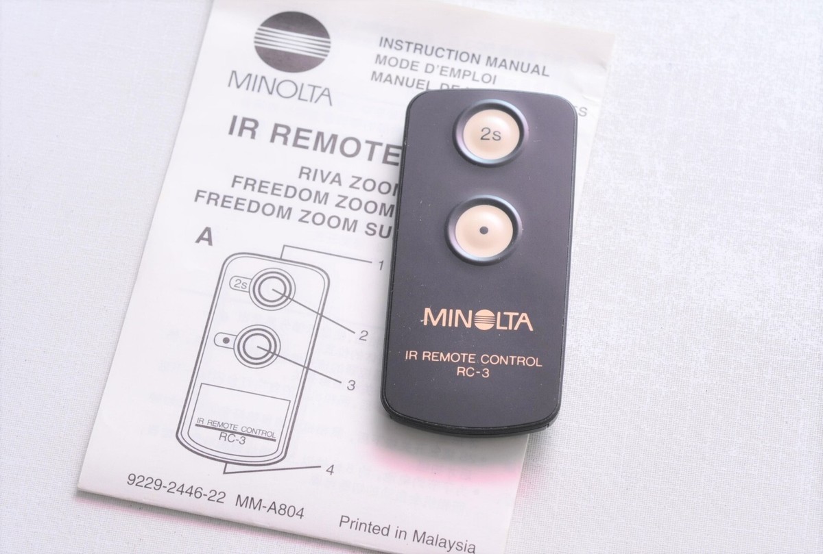 MINOLTA ミノルタ IRリモートコントロールRC-3 Minolta IR Remote Control RC-3 | eBay