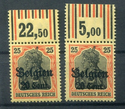 Belgium 19WOR Both Upper Margins ** MNH Postfranco 20EUR (78403