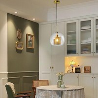 Lqwell® 60W Globe Pendelleuchte E27 HäNgeleuchte, Modern Mid Century Pendellampe