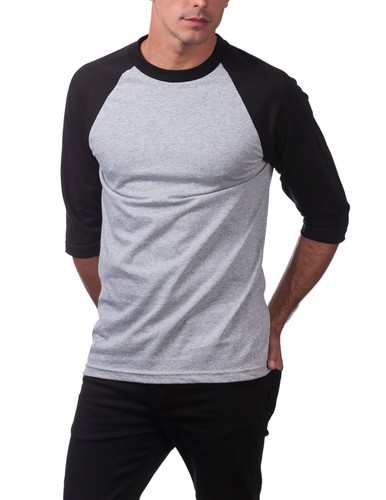 3er Pack Pro Club Herren Comfort Baseball Tee Rundhals T-Shirt - Bild 19 von 41