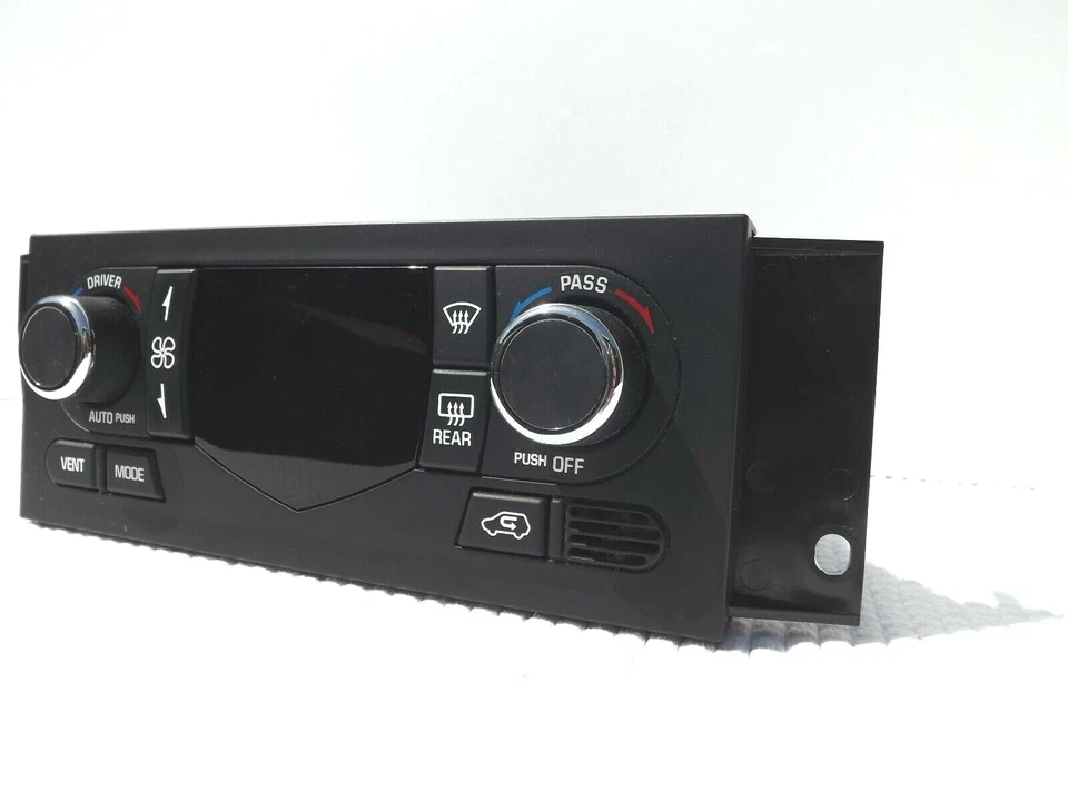 Buick Rendezvous 2002-2007 digital doble zona aire acondicionado calefacción temperatura control de clima OEM Foto 4 de 4