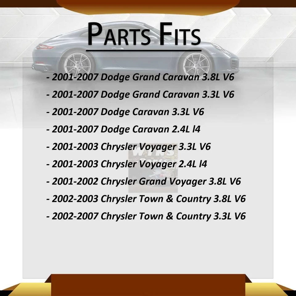 2 передних нижних рычага управления для Dodge Grand Caravan 2007 2006 2005 2004 2003 - Изображение 2 из 4