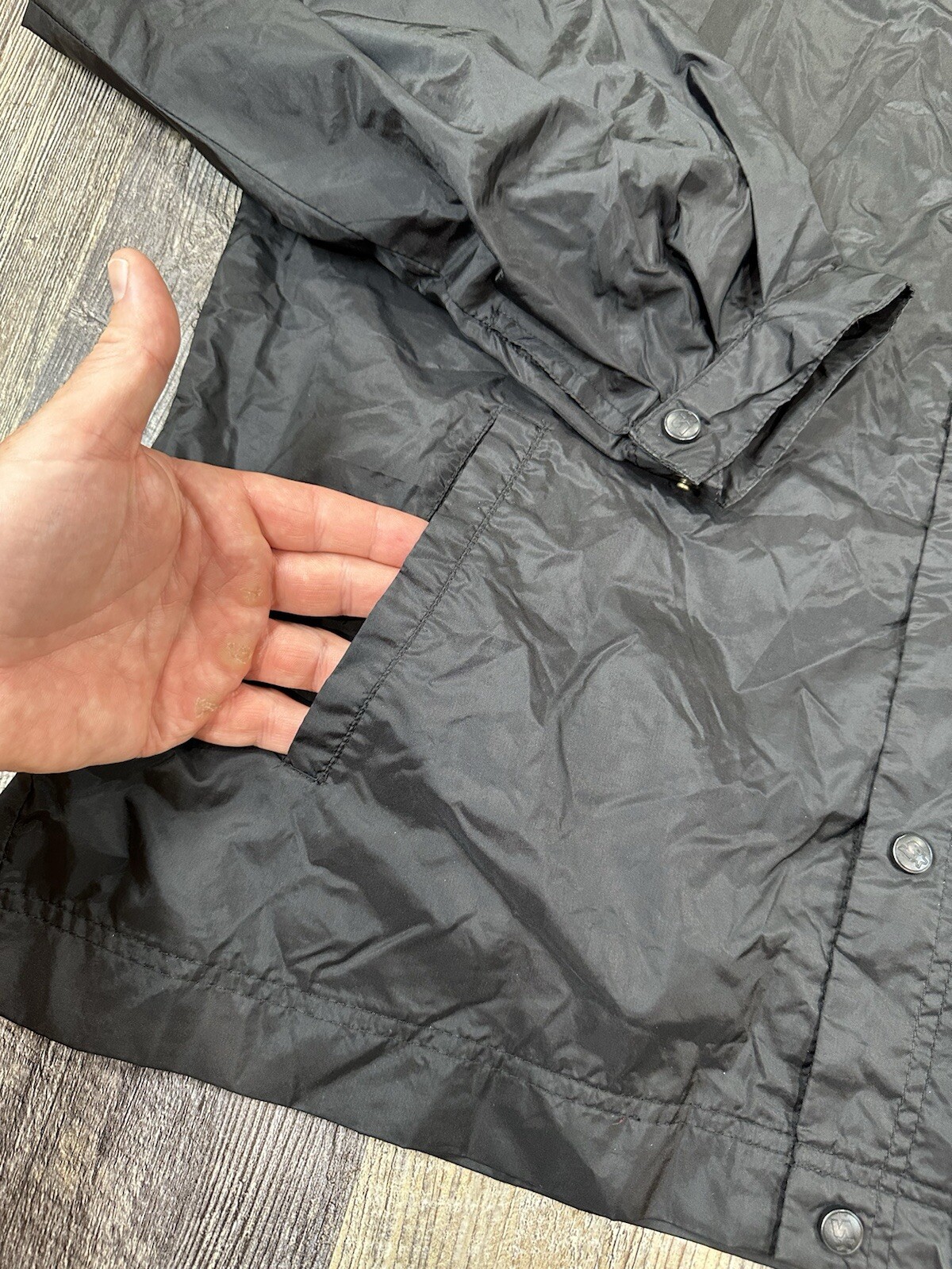 Vintage Starter Collared Snap Button Windbreaker … - image 4