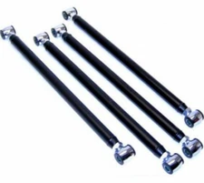Four 4 Link Bars Only 24" Center To Center Air Ride Suspension LH and RH Threads