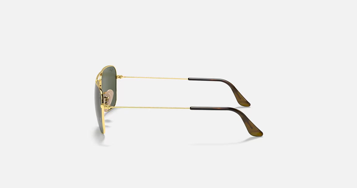 Ray-Ban Caravan Polished Arista Gold/G-15 Green 55mm Sunglasses