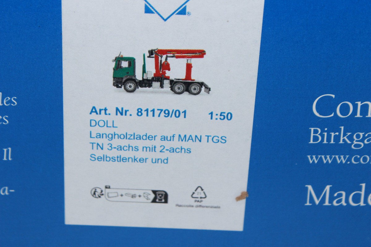 Conrad 81179 01 Doll Lanholzlader MAN TSG 3achs mit 2achs Conrad 81179 01 Doll Lanholzlader MAN TSG 3achs mit 2achs