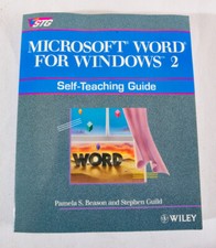Microsoft Word for Windows 2, Self-Teaching Guide by Beason, Guild, 1992, VG