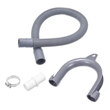 Washing Machine Drain Hose Extension Kits 1.97ft Gray for Washing Machine