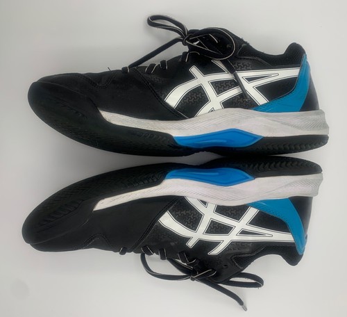 Asics Gel Dedicate 7 Shoes Men’s 7 Women’s 8.5 Sneaker Black White Blue 1041A224 - Picture 4 of 12