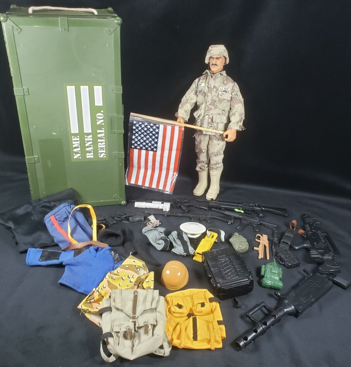 Vintage 1993 GI Joe Action Figure Duke with Plastic
