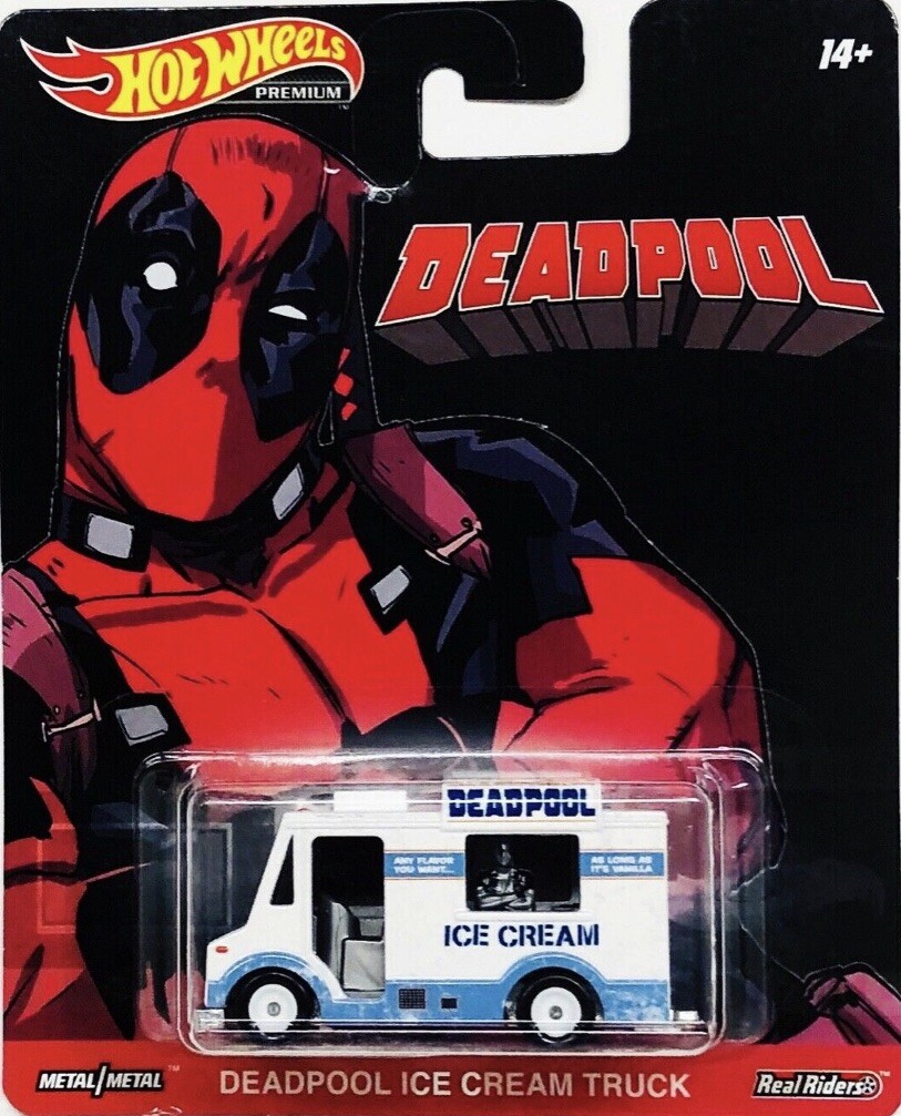 hot wheels deadpool ice cream truck