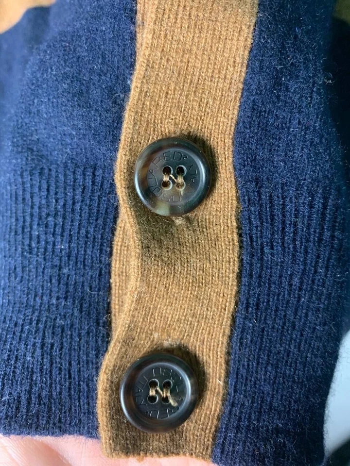 Vintage streetwear designer luxury Wool Cardigan Dsquared Size s - Image 3 of 4