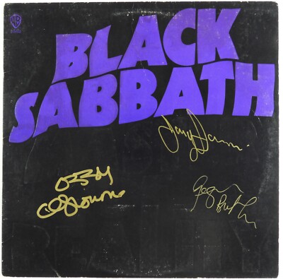 レア Ozzy Osbourne オジー BLACK SABBATH サインCD レア Ozzy