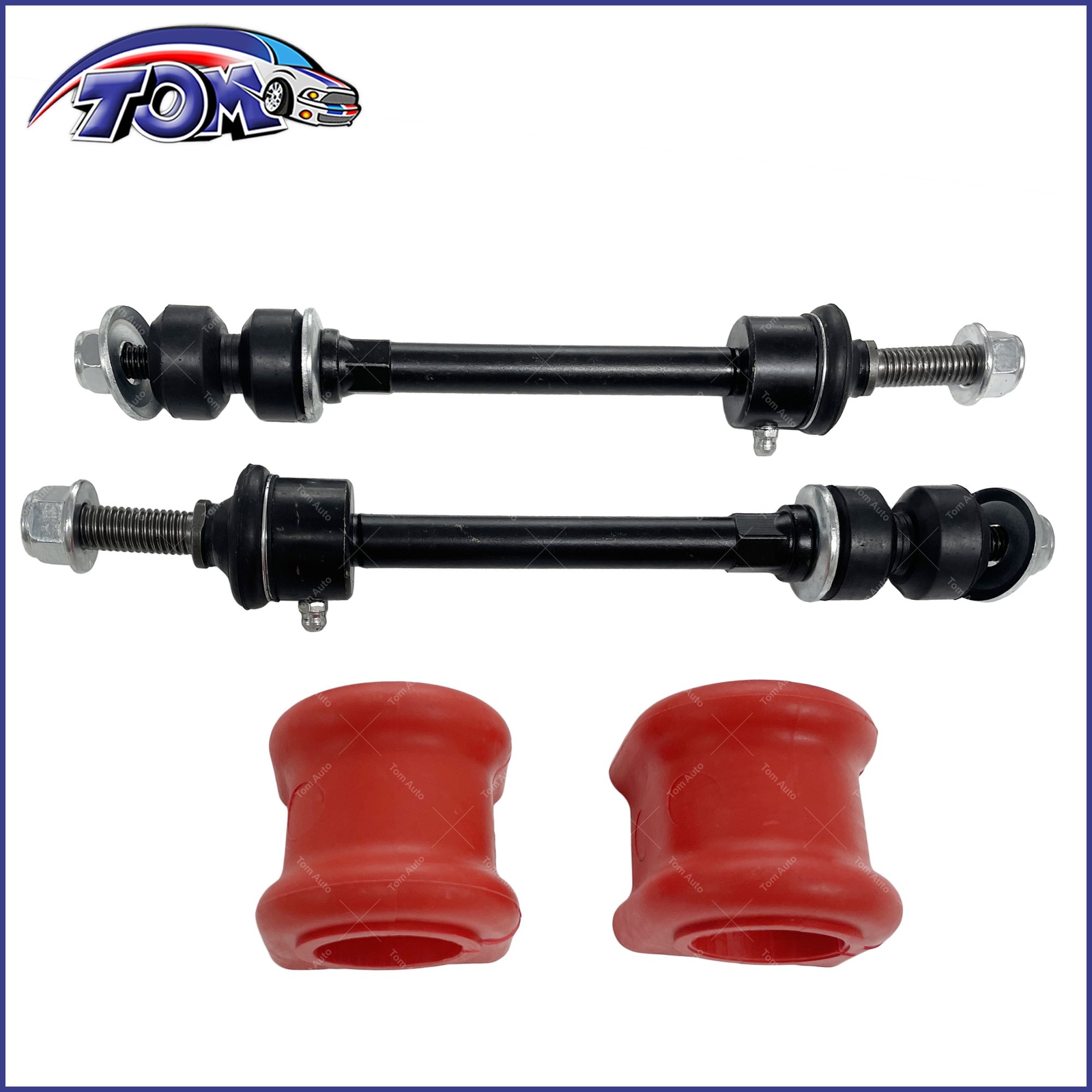 Front Suspension Stabilizer Sway Bar Bushing Link Kit for 0612 Ram