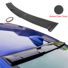 For Honda Accord 08-21 Carbon Fiber Look Rear Window Roof Lip Spoiler Visor Wing
