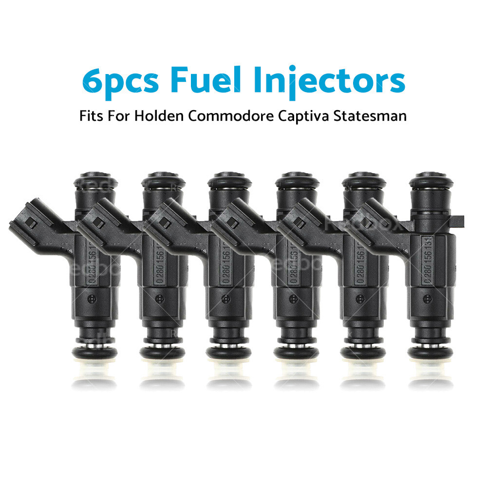 6 x Fuel Injectors for Holden Commodore VZ 3.6 0280 156 131 6 x Fuel Injectors for Holden Commodore VZ 3.6 0280 156 131