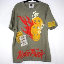 Hyde Park Mens Large Fan The Flame Tee T-Shirt C1118