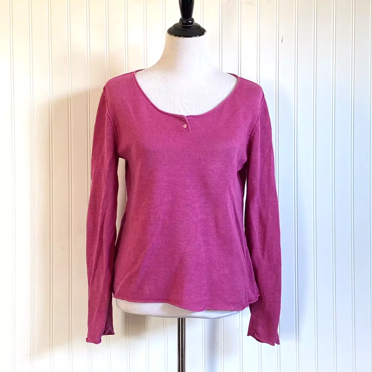 Eileen fisher pink best sale sweater
