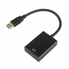 HD 1080P USB 3.0 to HDMI Video Cable Adapter For PC Laptop HDTV LCD TV Converter