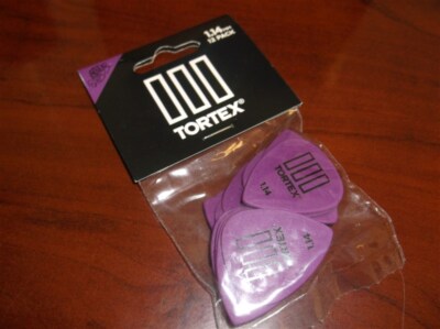 NEU Dunlop Tortex III Gitarren-Plektren, Jazz-Spitze (12), 462P, 1,14 mm