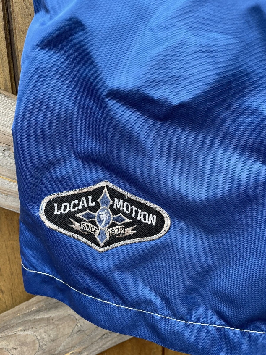 ビンテージ   Local   Motion   スケートボード RARE Vintage Mens Blue Local Motion Hawaiian Retro Surf