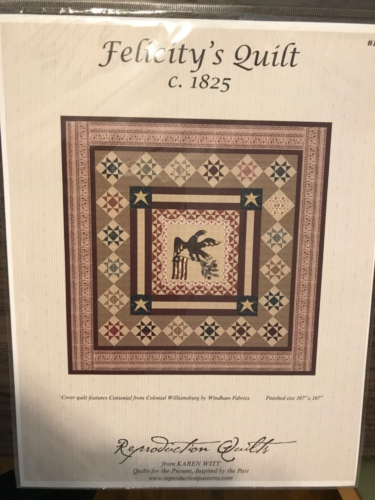 Felicity’s Quilt C. 1825 by Karen Witt Quilt Pattern Reproductions Quilts