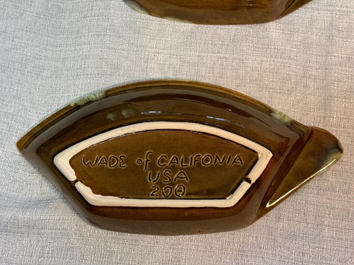 Wade California Serving Set Lazy Susan Server Appetizer Dishes set of 7-Gorgeous - Picture 15 of 24