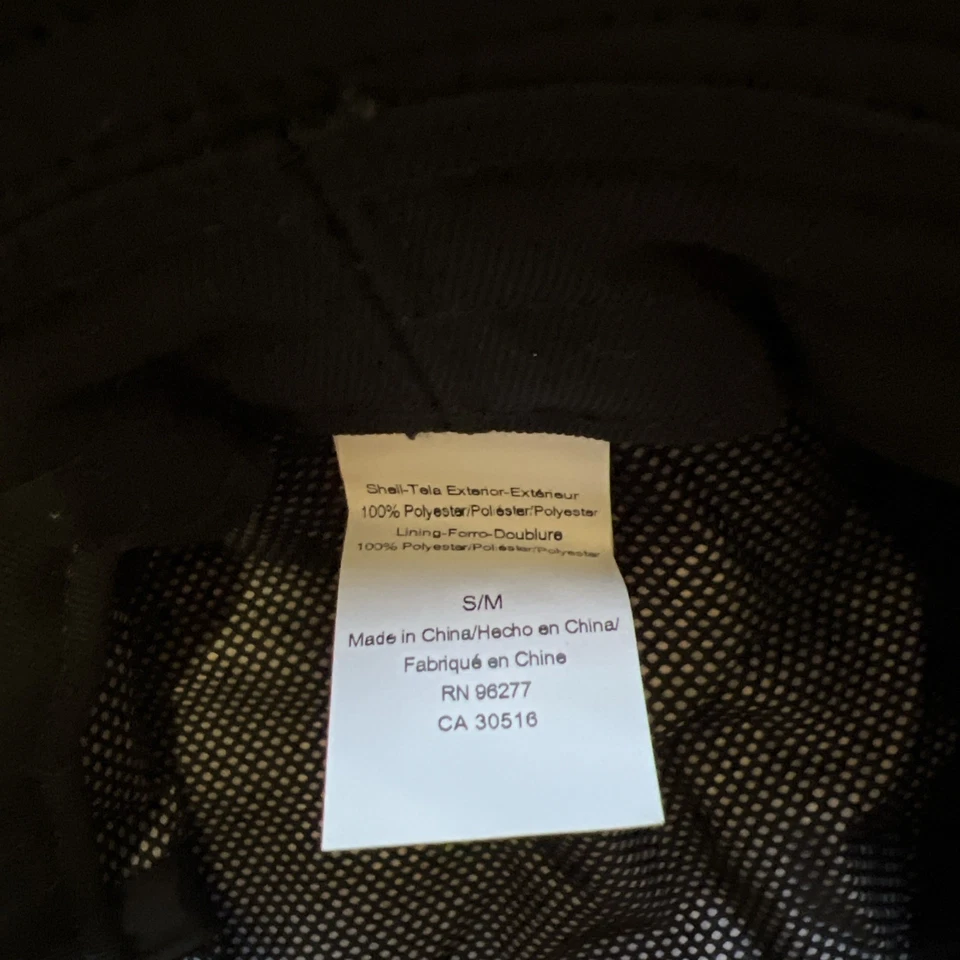 Vans Bucket Hat S/M Off The Wall Resort Club Skulls Black Sun Hat - Image 4 of 4