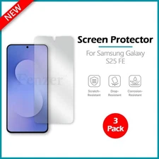 3x Samsung Galaxy S25 FE Screen Protector w/ cloth