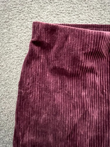 Falda lápiz de pana J. Jill para mujer talla S color borgoña - Imagen 6 de 8