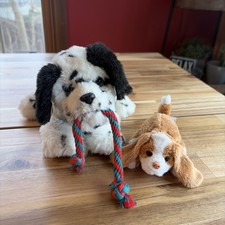 FurReal Friends Tuggin' Pup Dalmatian and Snuggimals Puppy Hasbro Works
