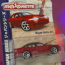 Majorette Japan Series NISSAN CEFIRO A31 Rot - NEU - Sammlung 1:64 Modellauto