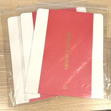 NEW Creative Memories 12x12 Salmon Pink Shimmer Gold Foiled 3 Album Spines