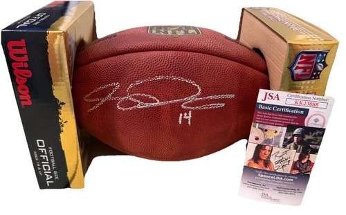 Sam Darnold Signed Autographed Duke NFL Football Seahawks Super Bowl LX JSA COA