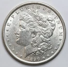 1890 $1 Morgan Silver Dollar - RAW - Nice Luster / Detail