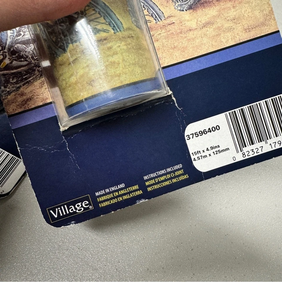 Juego de bordes de papel tapiz vintage Motor Cross Easy Ups decoración de dos habitaciones hombre cueva Foto 4 de 4