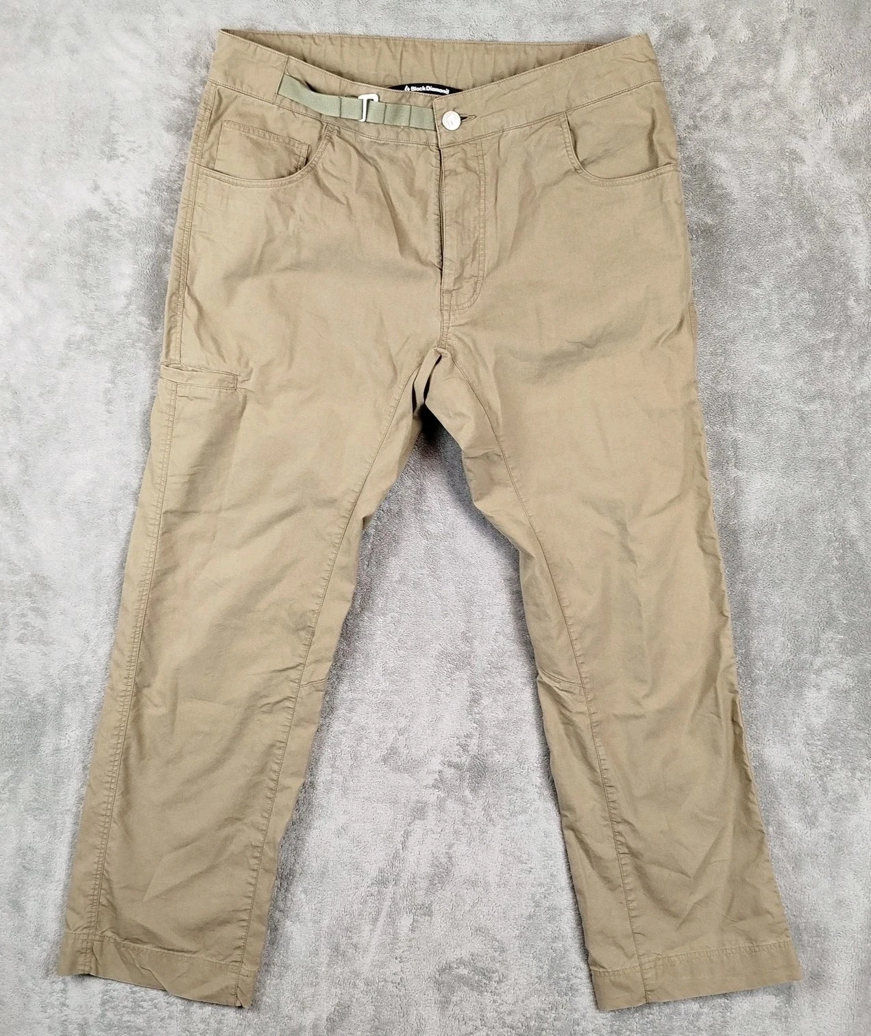 Black Diamond Pants Men's M Brown Belted Cotton Blend Climbing Hiking Camping
Opens in a new window