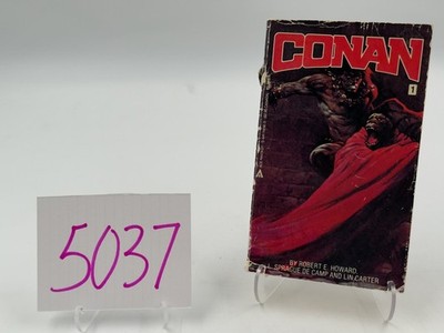 Conan #1 Robert E. Howard L. Sprague De Camp Lin Carter PB Ace 4/1984 12th Print