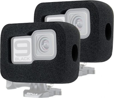 2-Pack Windslayer Cover Wind Muff for Gopro Hero 9 10 11 12 13 Black Wind Noise