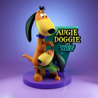 UNPAINTED Augie Doggy Diorama 3d Printed Model Kit UW