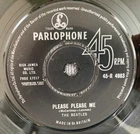 THE BEATLES - PLEASE PLEASE ME - 7” Vinyl 1963 2nd Issue PLAY GRADED VG/VG+