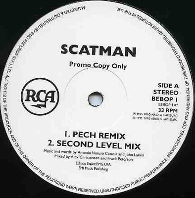 Scatman John - Scatman (Ski-Ba-Bop-Ba-Dop-Bop), 12'', (Vinyl)